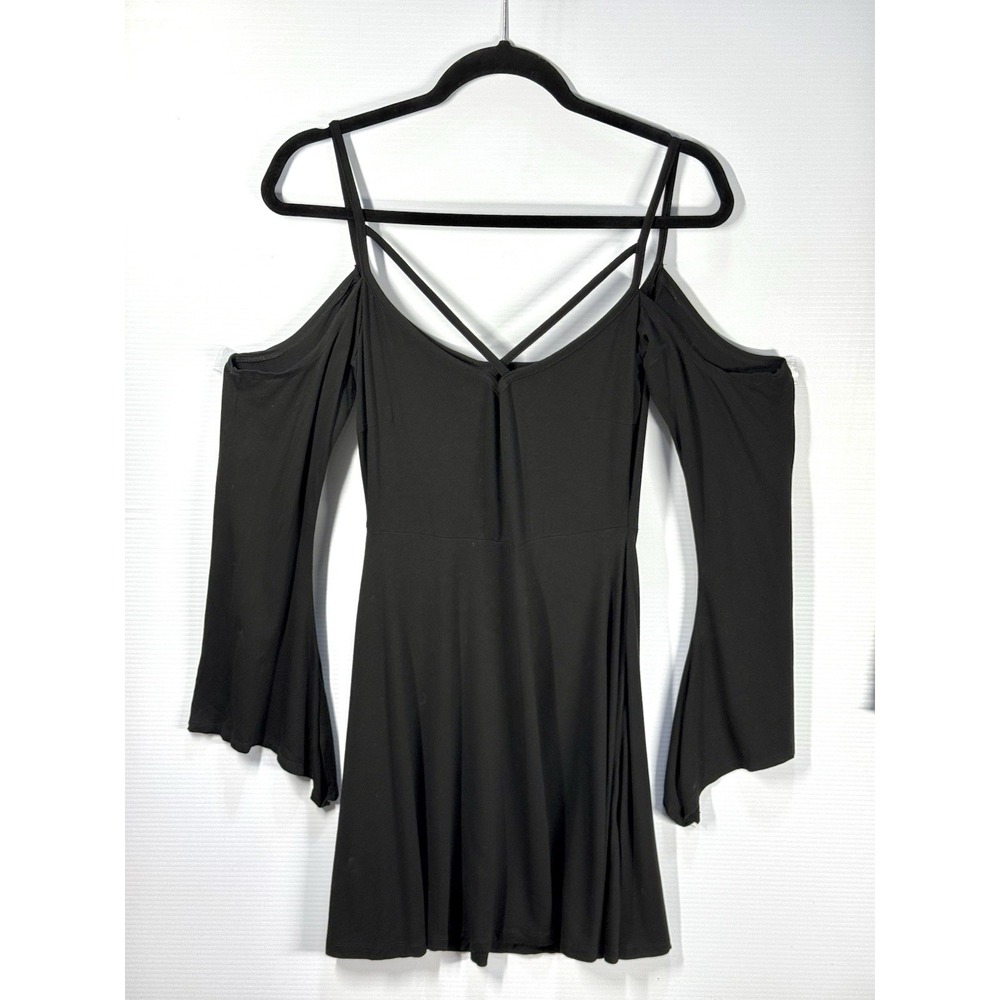 Killstar Dress Size XS Seance Gothic Punk Fairy Cold Shoulder Witchy Alt Mini